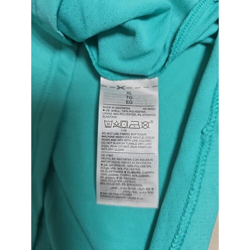Old Navy Active Go Dry Womens XL Loose/Ample 2 in 1 Tank Splashing Teal Tropical - Picture 4 of 9